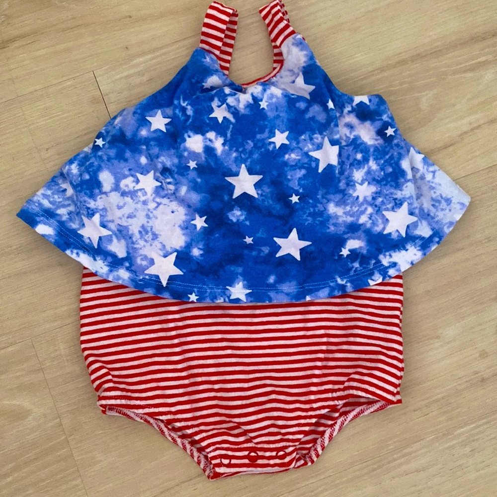 Cat & Jack. 6-9Months Onesie. 4th of July.